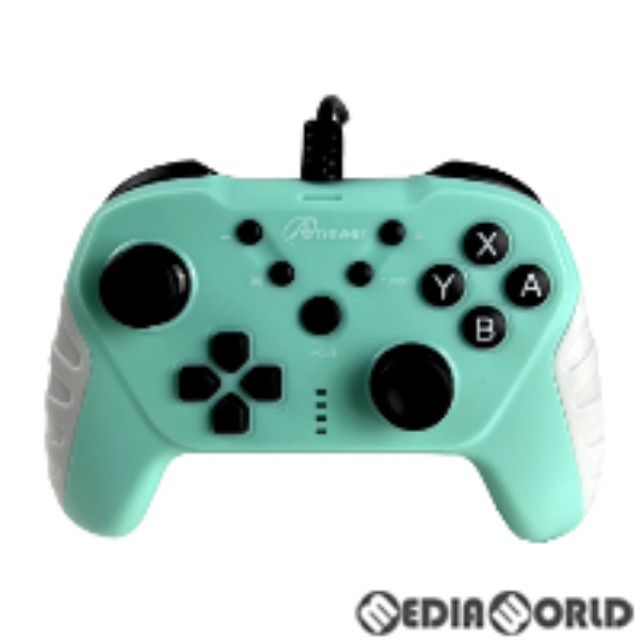 [Switch]Switch/PC用(スイッチ/PC用) USBコントローラ ベーシカル オパールグリーン アンサー(ANS-SW161OG)
