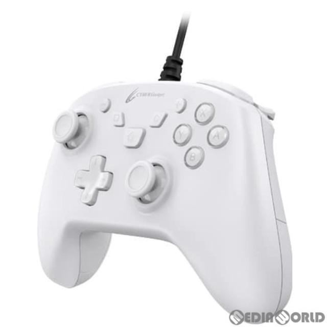 [Switch]CYBER・ゲーミングコントローラー HG smart 有線タイプ(SWITCH用)(スイッチ用) ホワイト サイバーガジェット(CY-NSOGCLWD-WH)