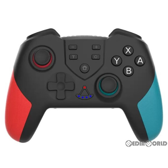 [Switch]Wireless Controller For N-SL(ワイヤレス コントローラー for N-SL) Nintendo Switch Proコントローラー互換品(ブラック/レッド・ブルー) FONLAM(T23 PRO)