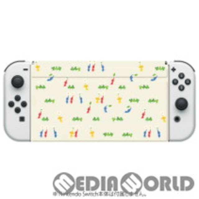 [Switch]new フロントカバー COLLECTION for Nintendo Switch(ニンテンドースイッチ)(有機ELモデル) (ピクミン) 任天堂ライセンス商品 キーズファクトリー(CNF-003-1)