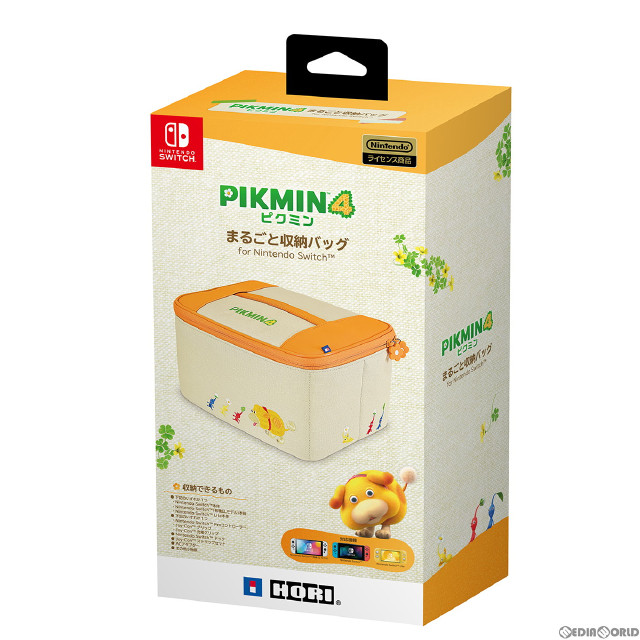 [Switch]ピクミン4 まるごと収納バッグ for Nintendo Switch(ニンテンドースイッチ) 任天堂ライセンス商品 HORI(NSW-494)