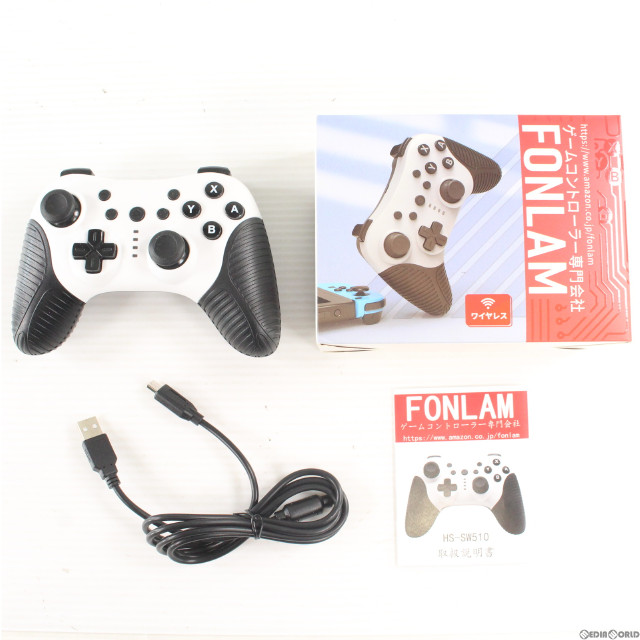 [Switch]Switch(スイッチ)対応 ワイヤレスコントローラー FONLAM(HS-SW510)