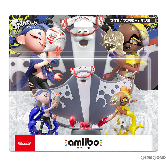 [Switch]amiibo(アミーボ) すりみ連合セット[フウカ/ウツホ/マンタロー](スプラトゥーンシリーズ) 任天堂(NVL-E-AE3G)