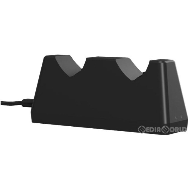 [PS5]CYBER・ダブル充電スタンド(DualSense Edge/DualSense用)(デュアルセンスエッジ/デュアルセンス用) ブラック サイバーガジェット(CY-P5CCS2-BK)