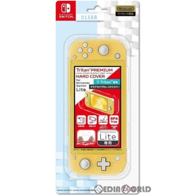 [Switch]Tritan PREMIUM HARD COVER for Nintendo Switch Lite(トライタン プレミアム ハードカバー for ニンテンドースイッチライト) クリア 任天堂ライセンス商品 アイレックス(ILXSL306)