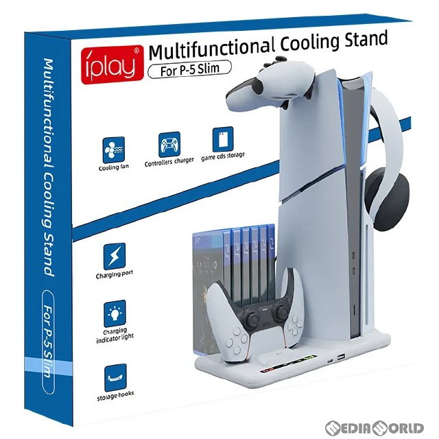 [PS5]PS5 Slim用 Multifunctional Cooling Stand(多機能冷却スタンド) Newzerol(HBP-537)