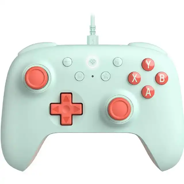 [Switch]8BitDo Ultimate 2C Wired Controller(8ビットドゥ アルティメット 2C ワイヤード コントローラー) Mint(ミント) サイバーガジェット(CY-8BDU2CWD-MI)