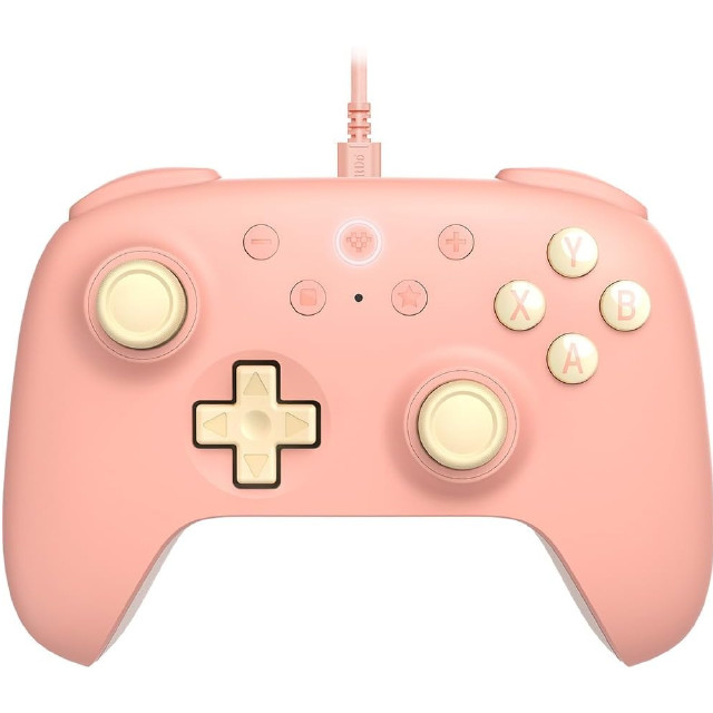 [Switch]8BitDo Ultimate 2C Wired Controller(8ビットドゥ アルティメット 2C ワイヤード コントローラー) Peach(ピーチ) サイバーガジェット(CY-8BDU2CWD-PE)