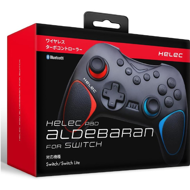 [Switch] ワイヤレスターボ コントローラー HELEC PAD ALDEBARAN FOR SWITCH(へレックパッド アルデバラン フォースイッチ) HELEC(ヘレック)(HEL-105)