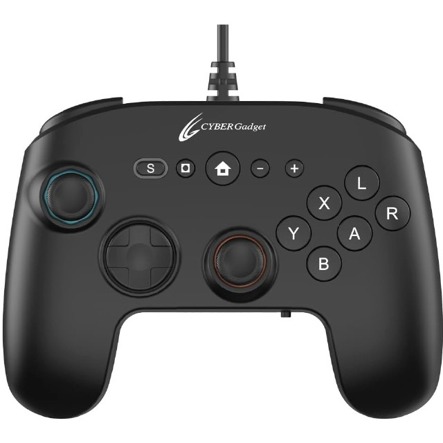 [Switch2] CYBER・ゲーミングコントローラー6B 有線タイプ(Switch2用/スイッチ2用) ブラック サイバーガジェット(CY-S2GC6BWD-BK)