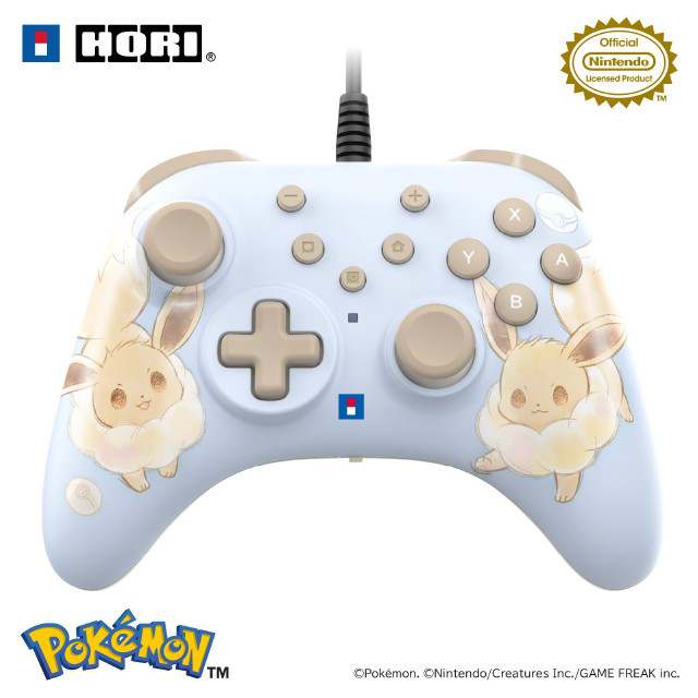 [Switch2] ホリパッド TURBO for Nintendo Switch 2(ニンテンドースイッチ2) もふもふイーブイ 任天堂ライセンス商品 HORI(NSX-083)