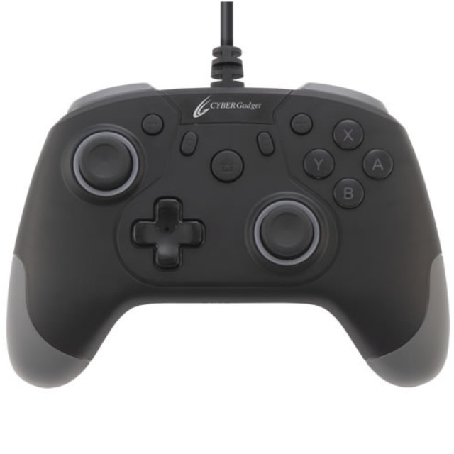 [Switch2] CYBER・ゲーミングコントローラー HG 有線タイプ ブラック サイバーガジェット(CY-WPCGCWD-BK)