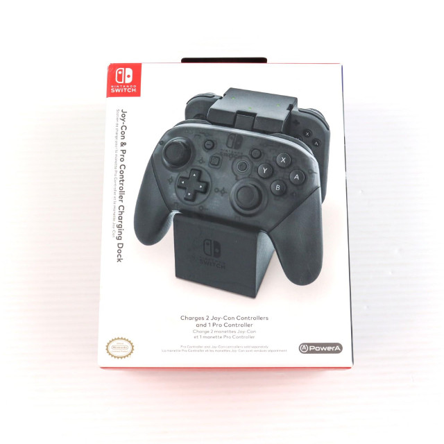 [Switch] PowerA コントローラー・チャージングベース for Nintendo Switch(ニンテンドースイッチ) ブラック 任天堂ライセンス商品 PowerA(パワーエー)(1525991JP-01)