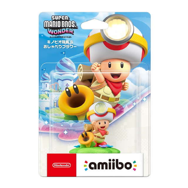 [Switch2] amiibo(アミーボ) キノピオ隊長&おしゃべりフラワー(スーパーマリオシリーズ) 任天堂(NVL-C-ABAZ)
