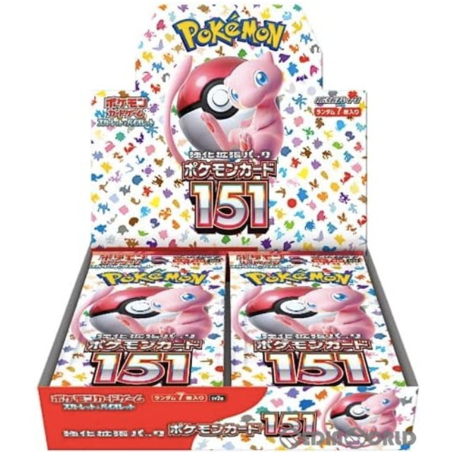 [TCG](BOX未開封)ポケモンカードゲーム スカーレット&バイオレット 強化拡張パック ポケモンカード151(イチゴーイチ)(20パック)