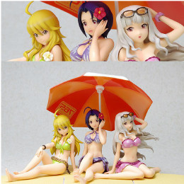 [FIG]BEACH QUEENS(ビーチクイーンズ) 美希・あずさ・貴音 ビーチパラソル付DXセット アイドルイマスター ウェーブ(WAVE)