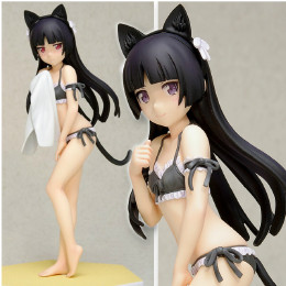 [FIG]BEACH QUEENS(ビーチクイーンズ) 黒猫Ver2 俺の妹がこんなに可愛いわけがない。完成品 フィギュア(NF-295) ウェーブ(WAVE)