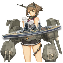 [PTM]1/700艦これプラモデル 艦娘 戦艦 陸奥 艦隊これくしょん アオシマ