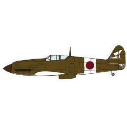 [PTM]7366 1/48 川崎キ61三式戦闘機 飛燕1型丁 飛行第56戦隊 本土防空戦 プラモデル ハセガワ