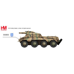 [PTM]HG4307 1/72ドイツ軍Sd.kfz.234/3 シュツゥメル ウルリヒ・フォン・フッテン ホビーマスター