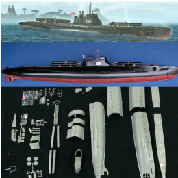 [PTM]LN70818 1/72日本海軍 伊号第53潜水艦 w/人間魚雷 回天　プラモデル リンドバーグ
