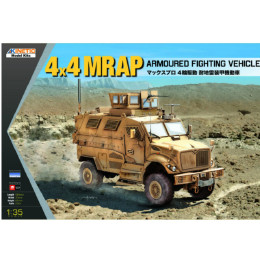 [PTM]K61011 1/35マックスプロ4輪駆動耐地雷装甲機動車 プラモデル キネティック