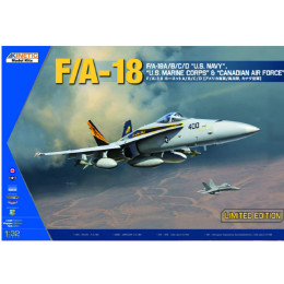 [PTM]K3204 1/32 F/A-18 ホーネットA/B/C/D (アメリカ海軍/海兵隊 カナダ空軍) プラモデル キネティック