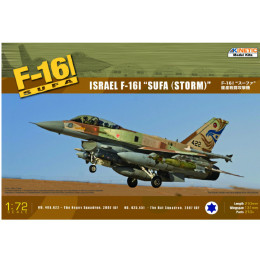 [PTM]K72001 1/72 F-16I 「スーファ」イスラエル空軍 複座戦闘攻撃機 プラモデル キネティック