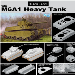 [PTM]BL6789 1/35 WW.II アメリカ陸軍 M6A1重戦車 プラモデル ブラックラベル