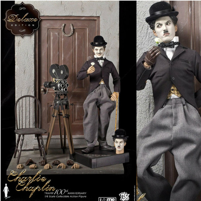 [FIG] チャールズ・チャーリー・チャップリン TRAMP 100th アニバーサリーDX Ver フィギュア ZCワールド