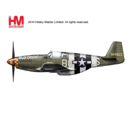 [PTM]HA8503 1/48 P-51Bマスタング オールド・クロウ 完成品 ホビーマスター