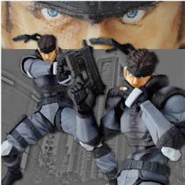 [FIG]マイクロヤマグチ リボルミニ rm-001 ソリッド・スネーク METAL GEAR SOLID(メタルギアソリッド) 完成品 可動フィギュア 海洋堂