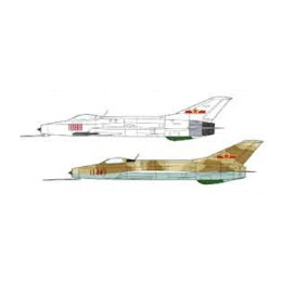 [PTM]02102 1/72 J-7 中国空軍 プラモデル ハセガワ