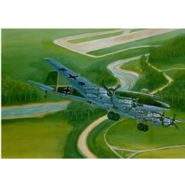 [PTM]1/72 ドイツ軍 Fw200C-4 コンドル プラモデル トランペッター