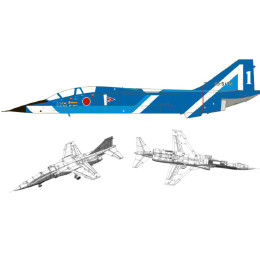 [PTM]AC-13 1/72 航空自衛隊 T-2 ブルーインパルス プラモデル プラッツ