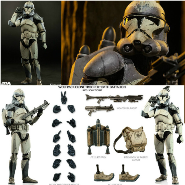 [FIG] ミリタリーズ・オブ・スター・ウォーズ クローン・トルーパー（第104大隊版） サイドショウ