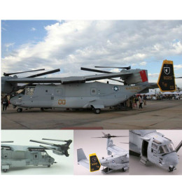 [PTM]技MIX(ギミックス) HC203 MV-22Bオスプレイ U.S.MARINES 第165海兵隊(ミラマー空軍基地) プラモデル トミーテック