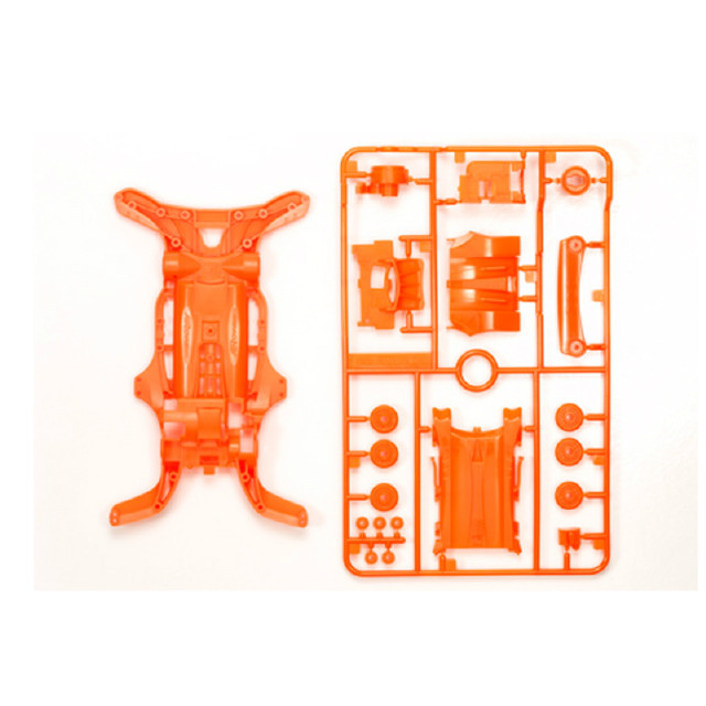 [PTM]95028 ミニ四駆限定 AR蛍光カラーシャーシセット（オレンジ） タミヤ