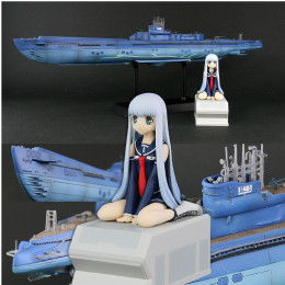 [FIG]PD13 1/350 潜水艦 イ401 with イオナ 塗装済完成品 ぺあどっと(ピットロード)