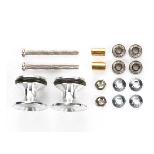 [PTM]GP418 ゴムリング付 2段アルミローラーセット （13-12mm） タミヤ