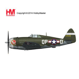 [PTM]HA8450B 1/48 P-47D レイザーバック 第334戦闘飛行隊 完成品 ホビーマスター