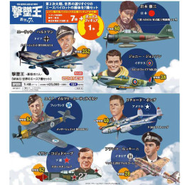 [PTM]SP324 1/48 撃墜王 蒼空の7人(WWII 世界のエース7機セット) プラモデル ハセガワ