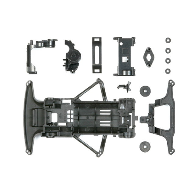 [PTM]94800 ミニ四駆限定 カーボン強化スーパーFMシャーシセット タミヤ