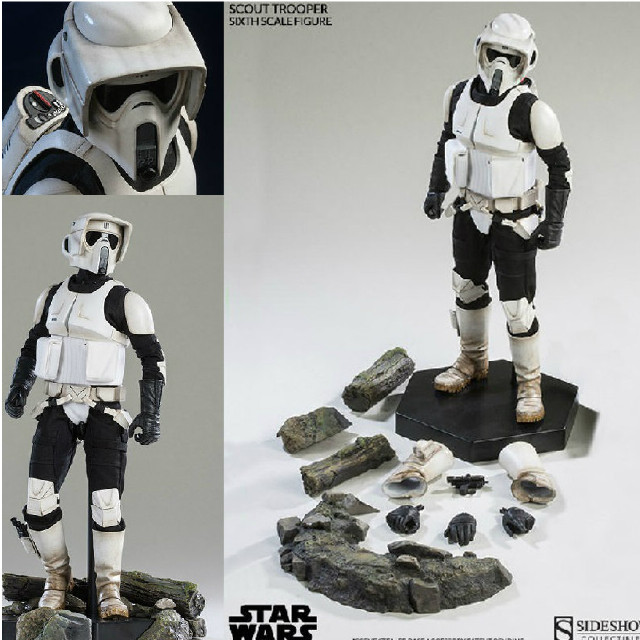 [FIG] ミリタリーズ・オブ・スター・ウォーズ スカウト・トルーパー フィギュア サイドショウ
