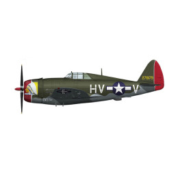 [PTM]HA8451 1/48 P-47Dサンダーボルト フランク・クリッブ中尉機 完成品 ホビーマスター