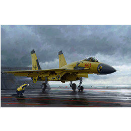 [PTM]01670 1/72 中国空軍 J-15 艦上戦闘機/航空母艦フライトデッキ プラモデル トランペッター