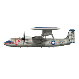 [PTM]HA4801 1/72 E-2C ホークアイ スクリュートップス 完成品 ホビーマスター