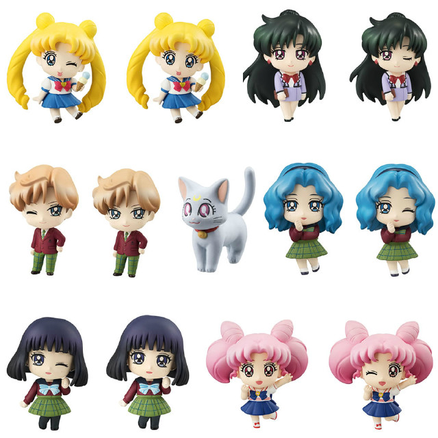 [FIG] ぷちきゃら! 美少女戦士セーラームーン もっと☆乙女の学園生活よ!編(BOX) フィギュア メガハウス