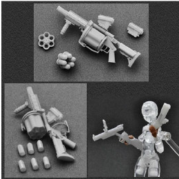 [PTM]LittleArmory(リトルアーモリー) LA013 1/12 M32MGLタイプ プラモデル トミーテック