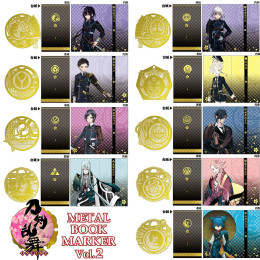 [GDS]刀剣乱舞-ONLINE- メタルブックマーカー Vol.2(BOX) 食玩 F-toys(エフトイズ)